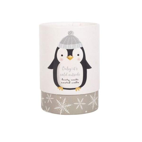 Something Different Frosty Vanilla Penguin Candle