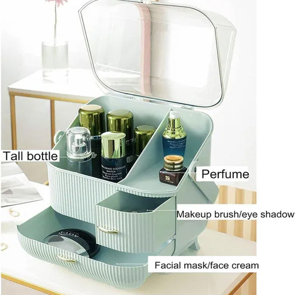 Livingandhome Large Dustproof Makeup Cosmetic Organizer