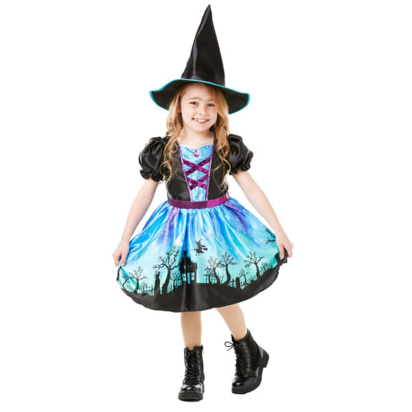 Bristol Novelty Kids Moonlight Witch Costume (3-4 Years)