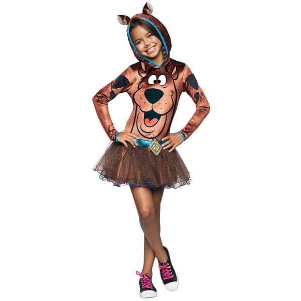 Scooby Doo Girls Hooded Costume (8-10 Years)