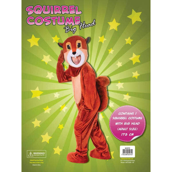 Bristol Novelty Adults Squirrel Costume