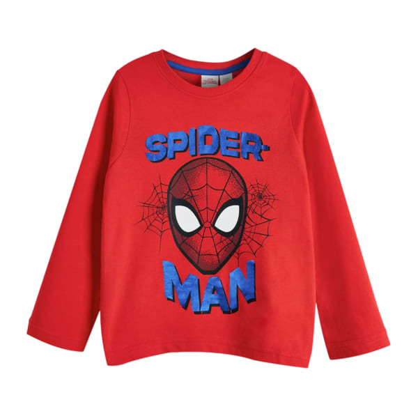 Spider-Man Boys Printed Long Pyjama Set (5-6 Years)