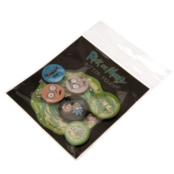 Rick And Morty Portal Button Badge Set