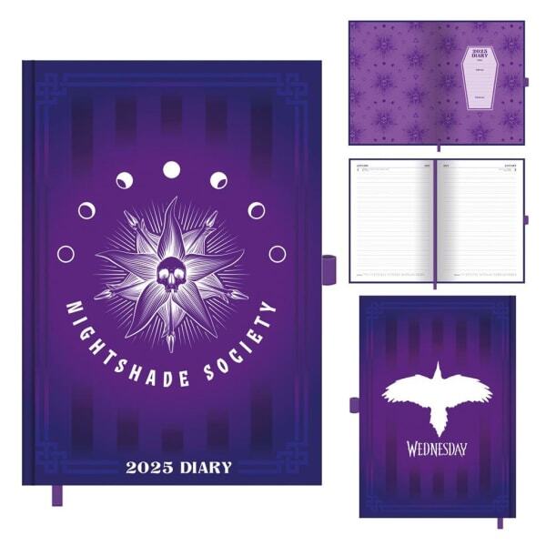 Wednesday Nightshade Society 2025 A5 Diary