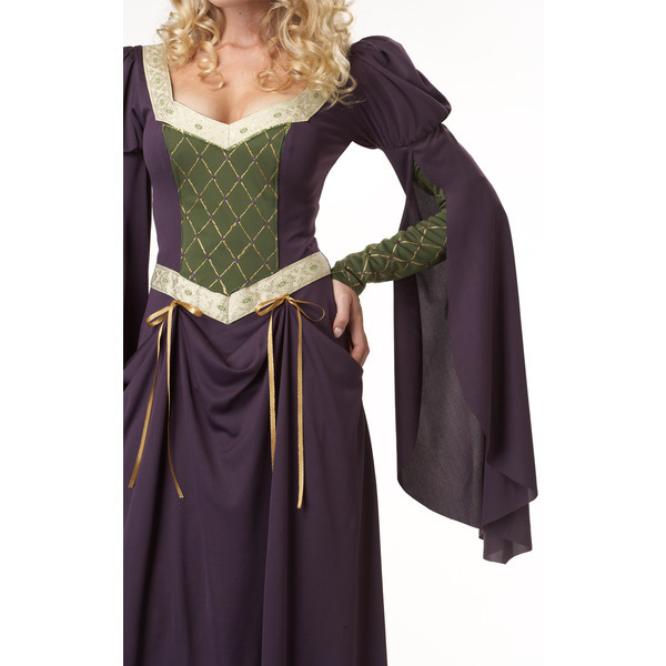 California Costumes Medieval Lady in Waiting X-Large