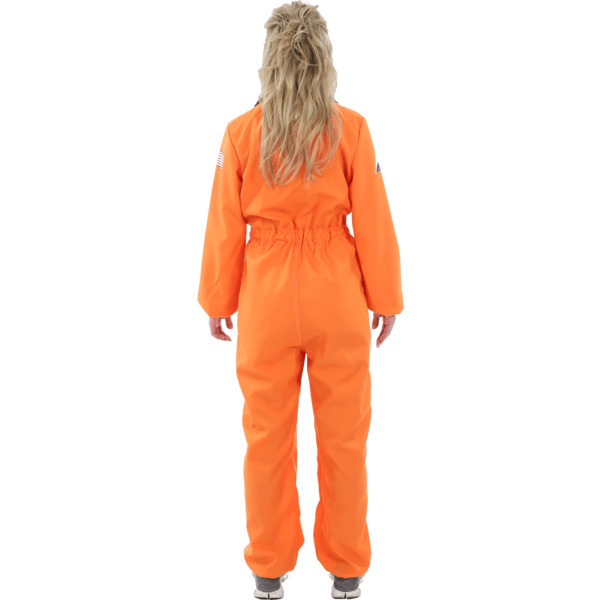 Orion Costumes Womens Orange Astronaut Small