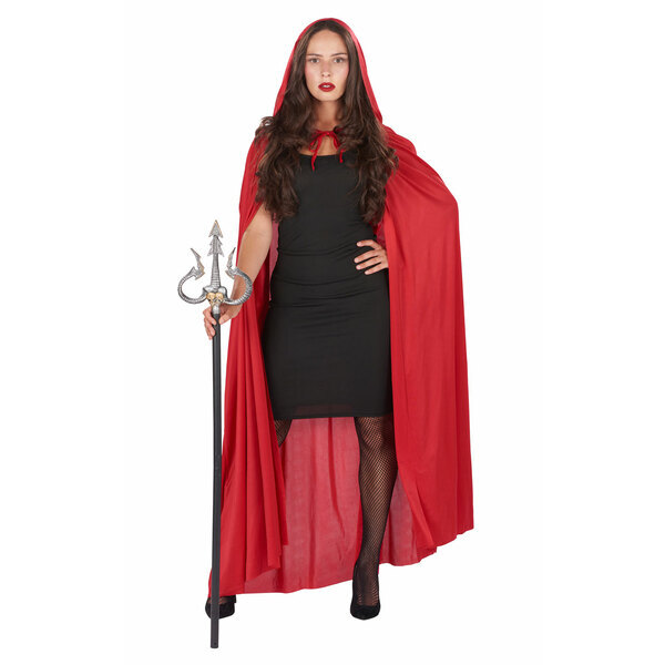 Orion Costumes Unisex Red Hooded Cape Red