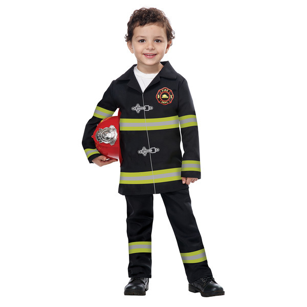 California Costumes  Toddler Unisex Jr. Fire Chief Medium