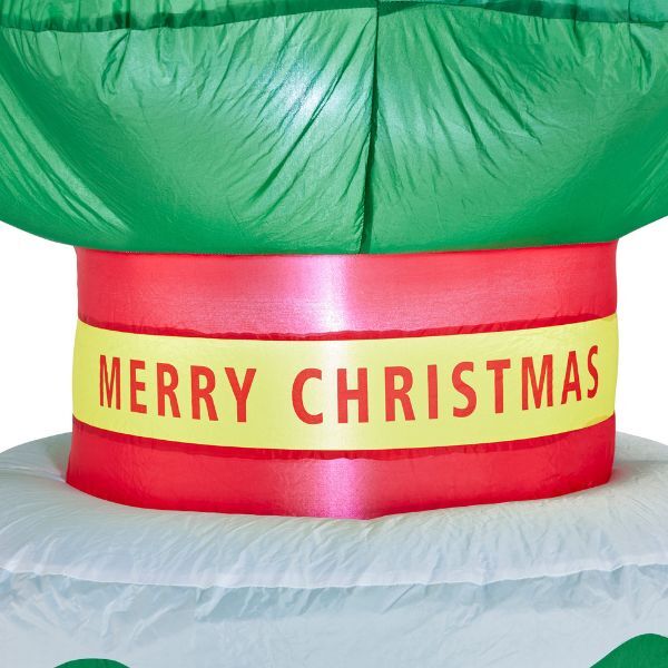 SO 210cm Inflateable Christmas Tree with Hat