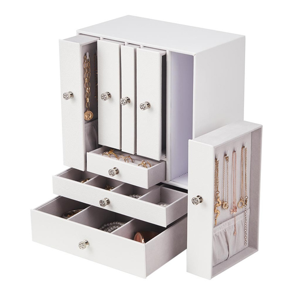 Livingandhome Free Standing Jewellery Box