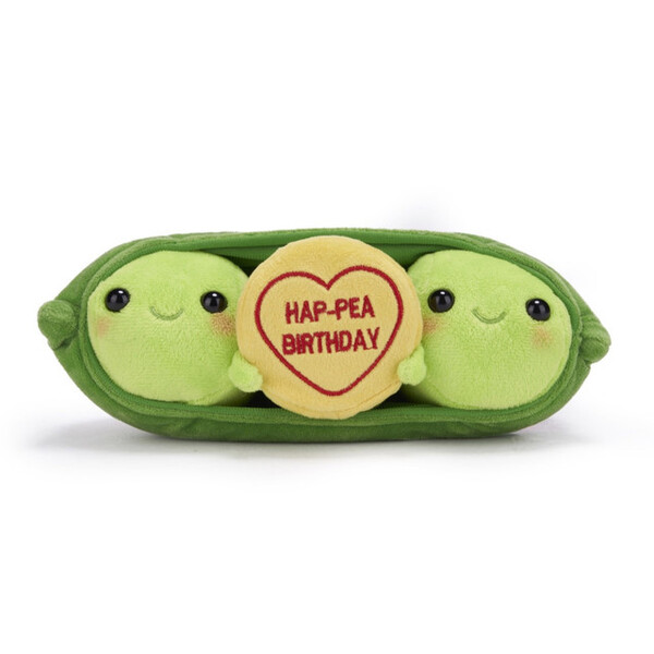 Swizzels Love Hearts Hap-Pea Birthday Plush