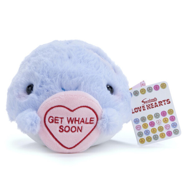 Swizzels Love Hearts Get Whale Soon Plush