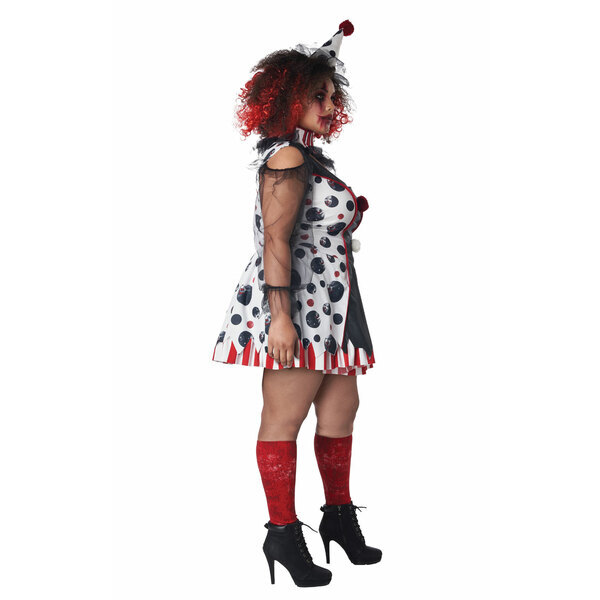 California Costumes Womens Twisted Clown Plus XXL