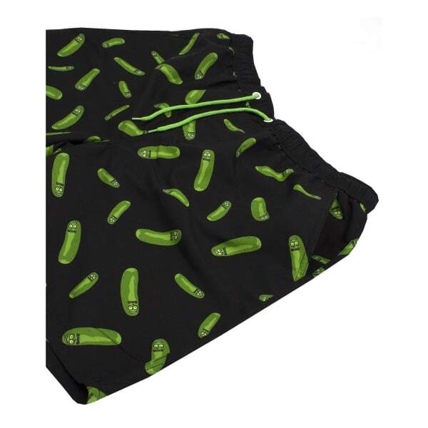 Rick And Morty Mens Pickle Rick Swim Shorts (XL)