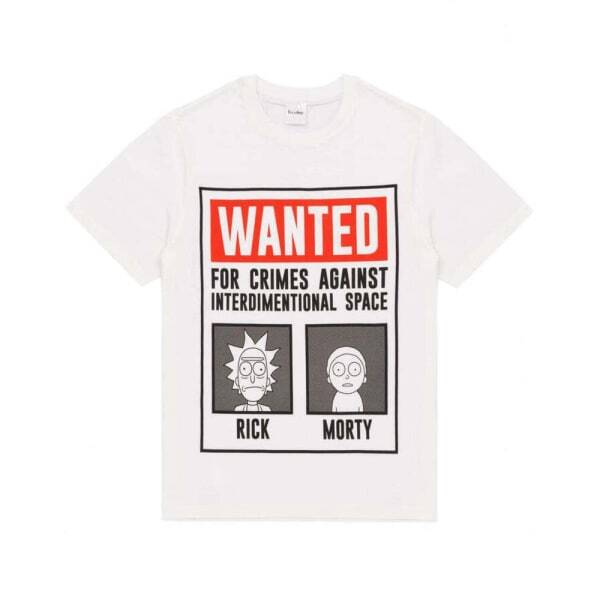 Rick And Morty Mens Wanted Poster Pyjama Set (L)