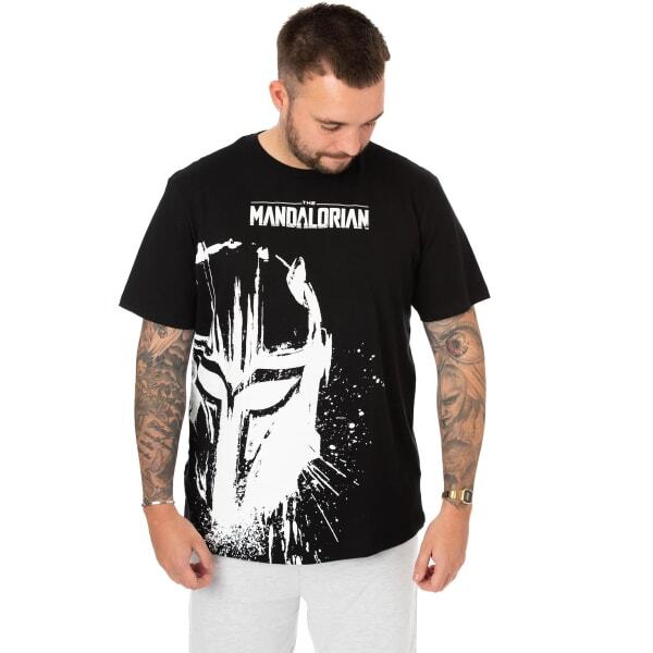 Star Wars: The Mandalorian Mens Splattered Pyjama Set (S)