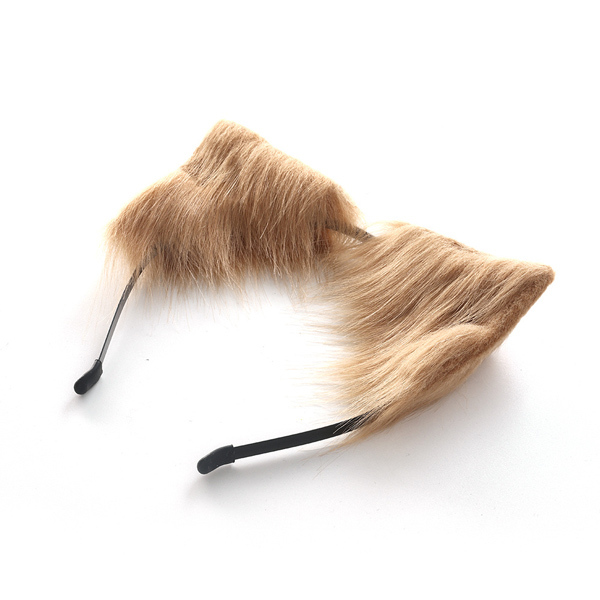 Livingandhome Halloween Fox Tail and Ear Headband Set