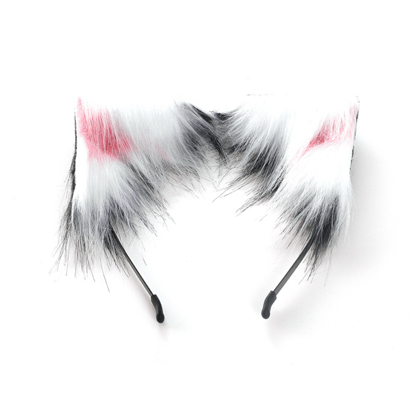 Livingandhome Halloween Fox Tail and Ear Headband Set