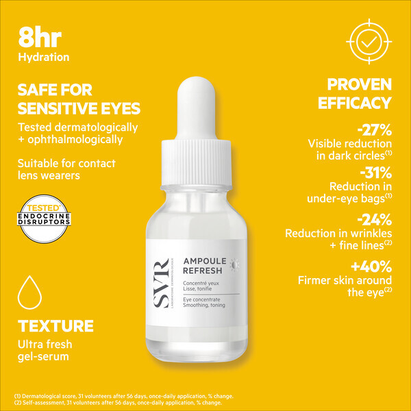 SVR Ampoule REFRESH - Revitalising Morning Eye-Serum 15ml