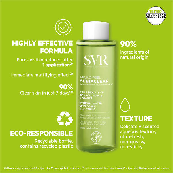 SVR SEBIACLEAR Micro-Peel Unclogging Renewal Essence 150ml