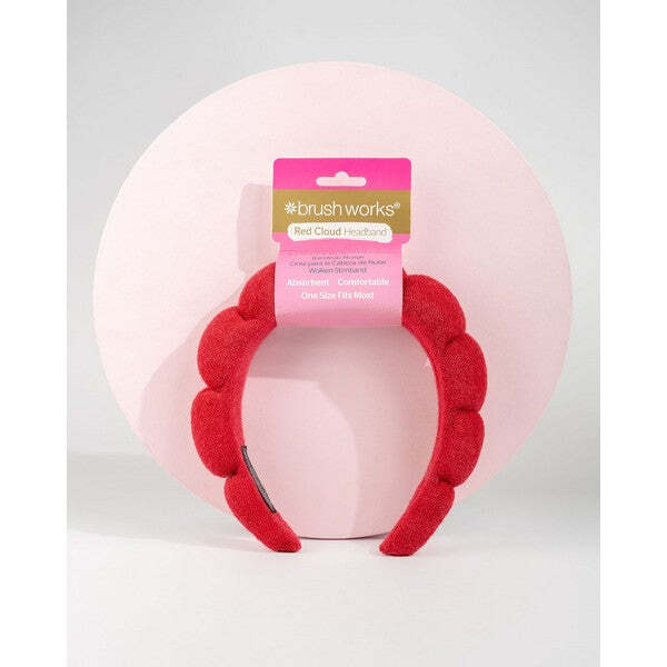 Brushworks Limited Edition Cloud Headband (Red)