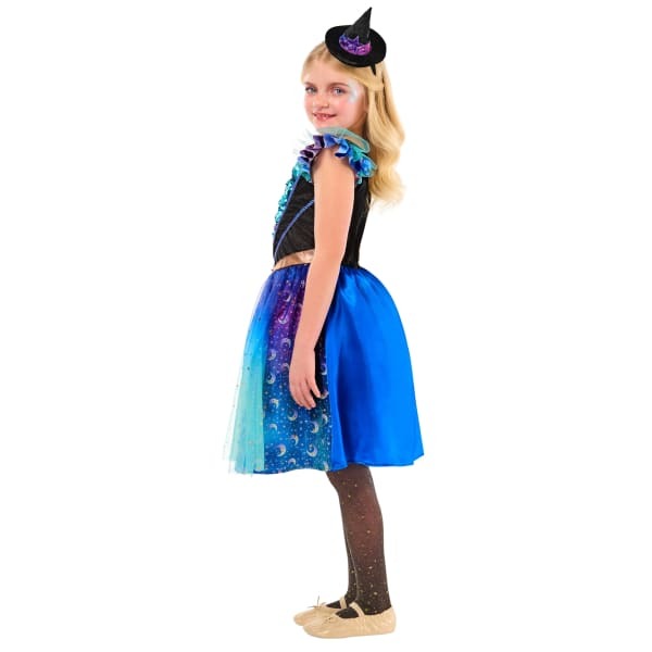 Bristol Novelty Girls Cosmic Witch Costume (3-4 Years)