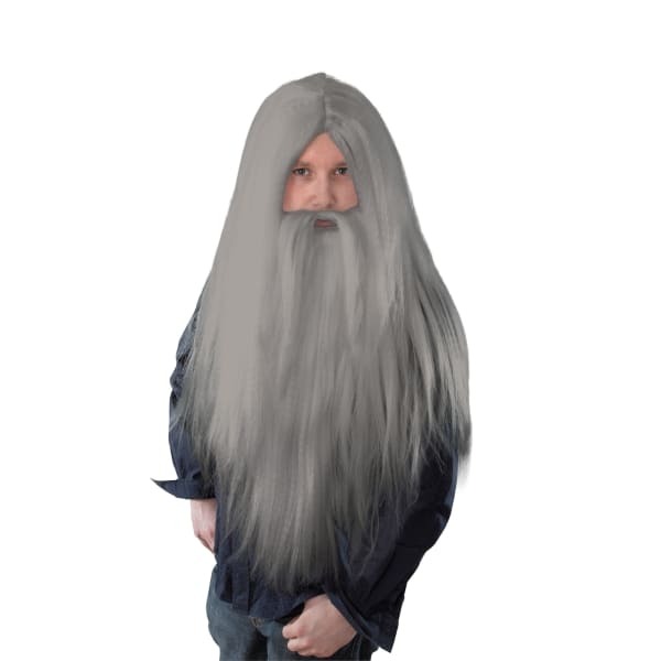 Bristol Novelty Mens Long Wizard Wig And Beard