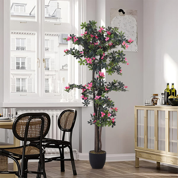 Livingandhome Artificial Bougainvillea Decorative Plant