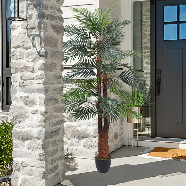 Livingandhome Artificial Cycas Palm Decorative Plant