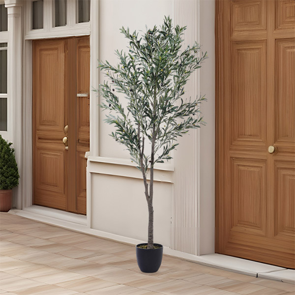 Livingandhome Artificial Olive Tree Decorative Plant 210cm