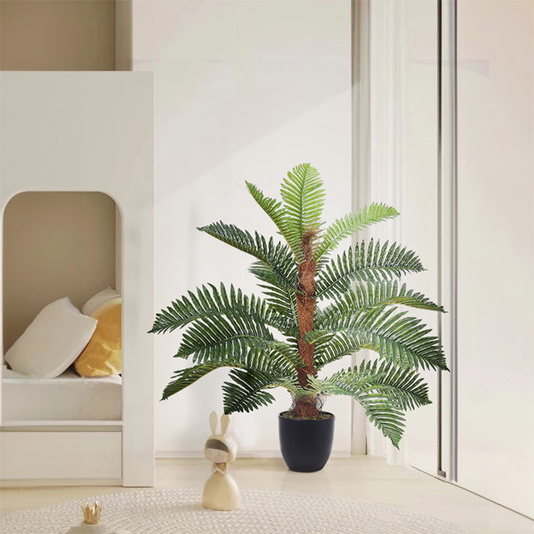 Livingandhome Artificial Phoenix Fern Tree in Pot