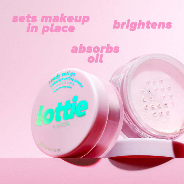 Lottie London Ready Set! Go Setting Powder Brightening Pink