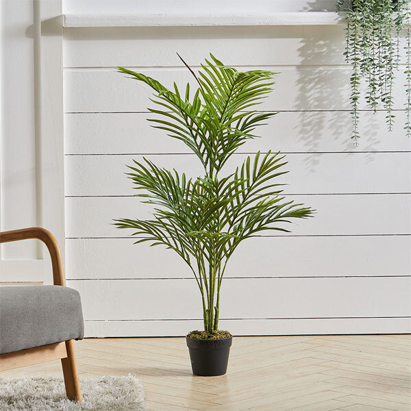 Livingandhome Artificial Potted Palm Tree 110cm