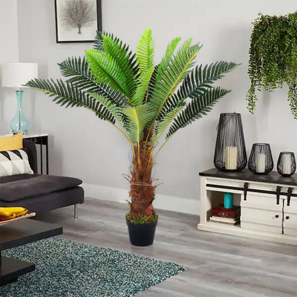 Livingandhome Realistic Aritificial Potted Tree 90cm