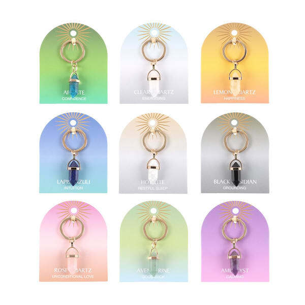 Something Different Crystal Keyring (Pack of 9)