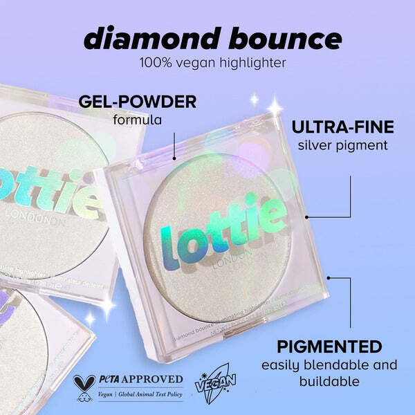 Lottie London Diamond Bounce Rose Champagne