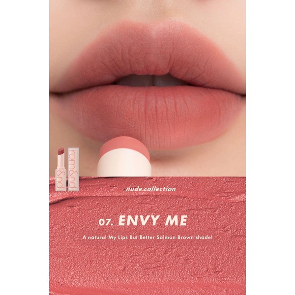 ROM&ND Zero Matte Lipstick #07 Envy Me 3g