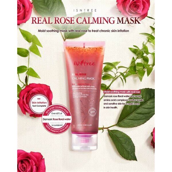 Isntree Real Rose Calming Mask - 100ml