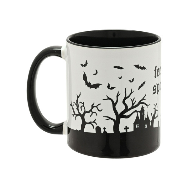 Hocus Pocus Black Handled Mug - Feeling Spooky