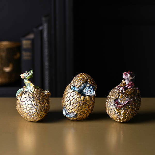 Hocus Pocus Orion Golden Dragon Egg Figurine