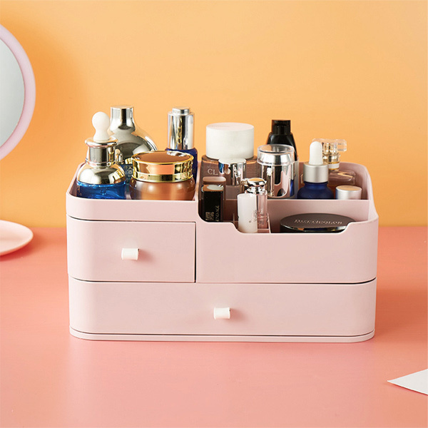 Livingandhome Plastic Makeup Organizer Storage Box