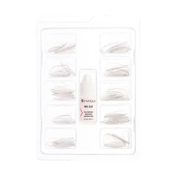 Invogue Full Cover Almond Nails - Pack of 120