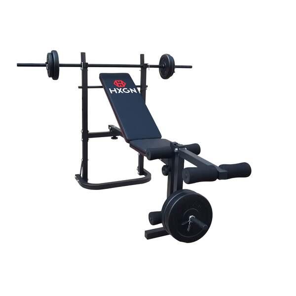 HXGN Barbell Bench with Leg Developer