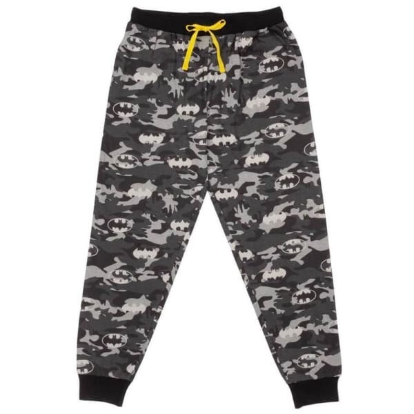 DC Comics Batman Mens Logo Camo Long Pyjama Set (M)