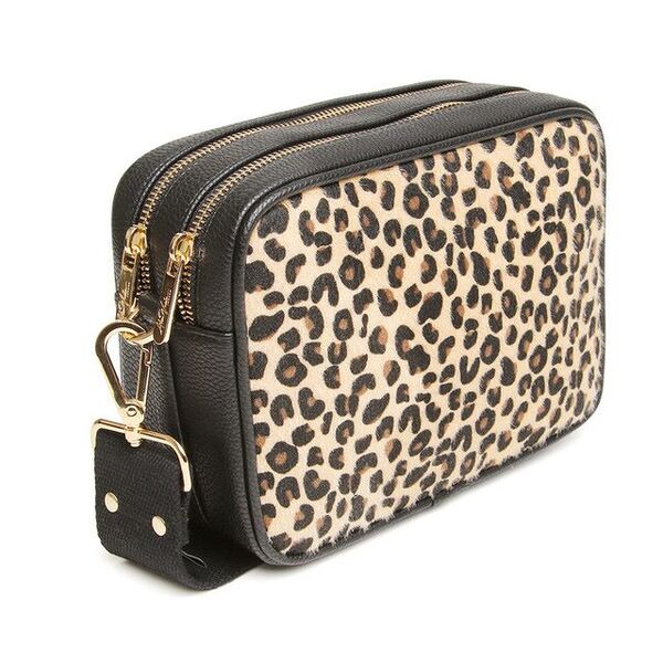 Alice Wheeler Leopard Soho Bag