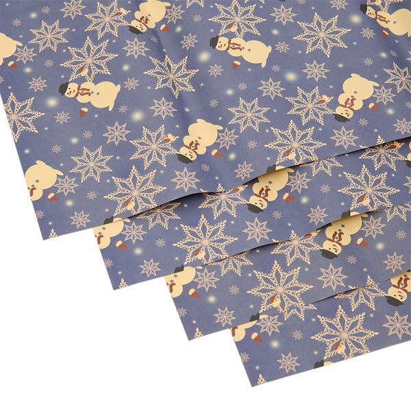 Livingandhome Christmas Rustic Kraft Wrapping Paper Sheets