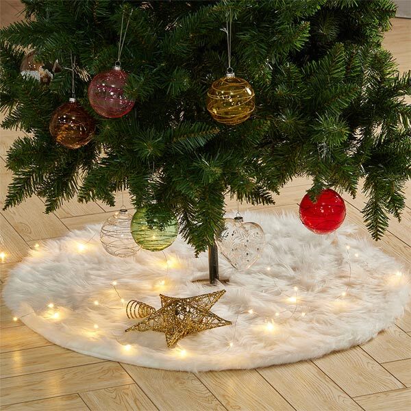 Livingandhome Star Sequins Christmas Tree Topper Large