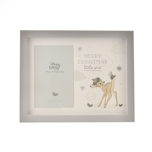 Disney Magical Beginnings Bambi Photo Frame Merry Christmas