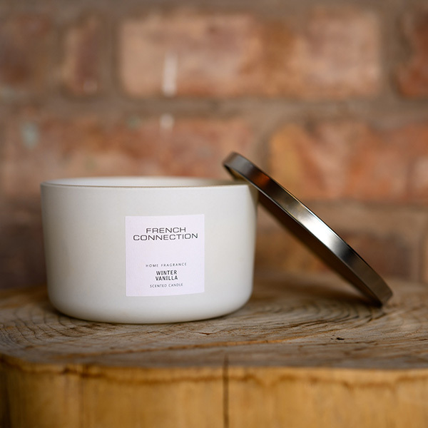 French Connection White Collection Winter Vanilla Candle 431g