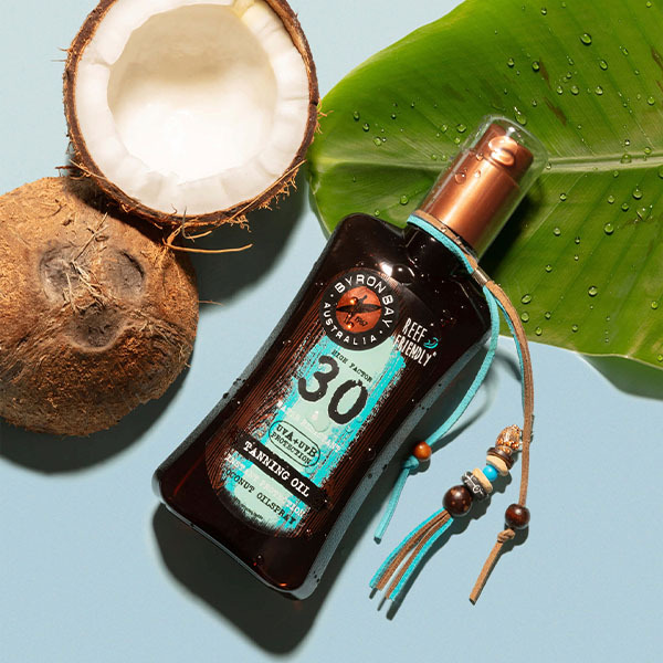 Byron Bay Australia Coconut Tanning Oil SPF 30, 200ml